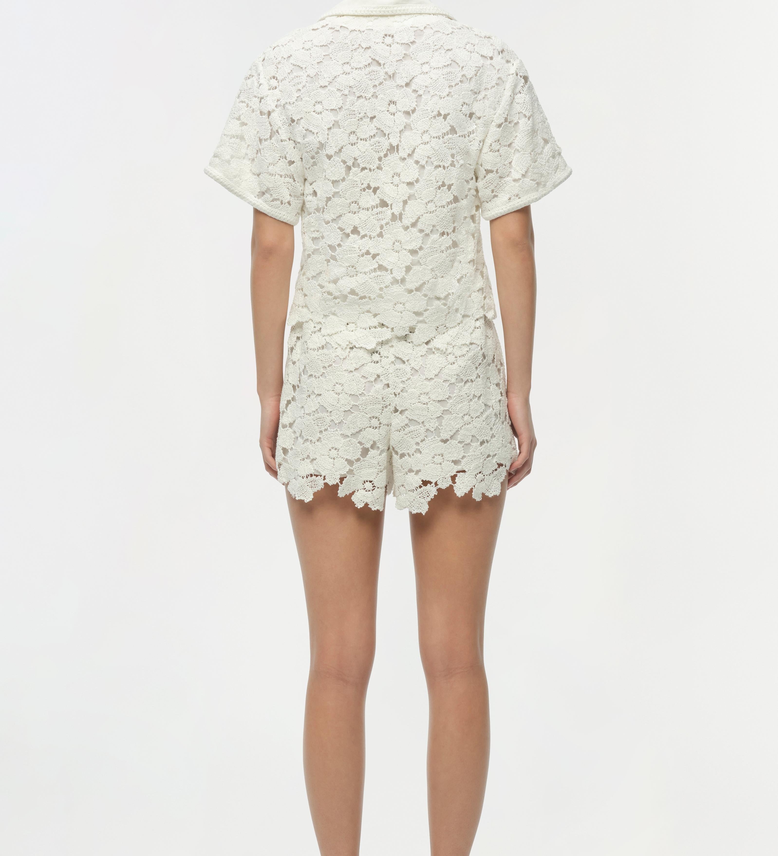 Simkhai - Glenn Lace Camp Shirt