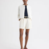 TWP - Cisco Short in Coated Viscose Linen
