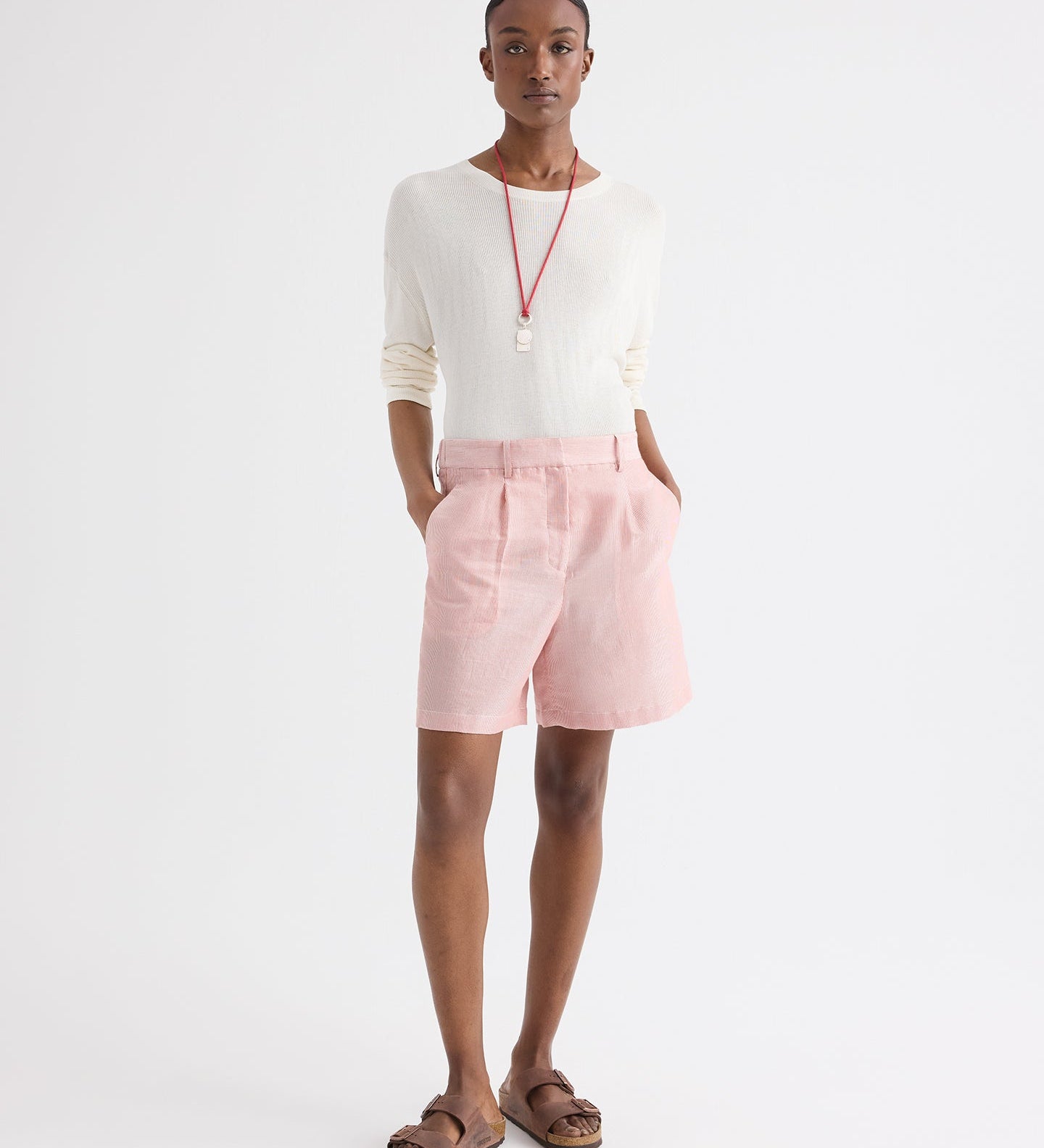 TWP - Henry St Short in Cotton Stripes