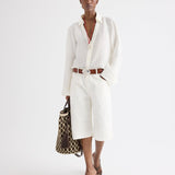 TWP - Boxy Relaxed Shorts in Denim