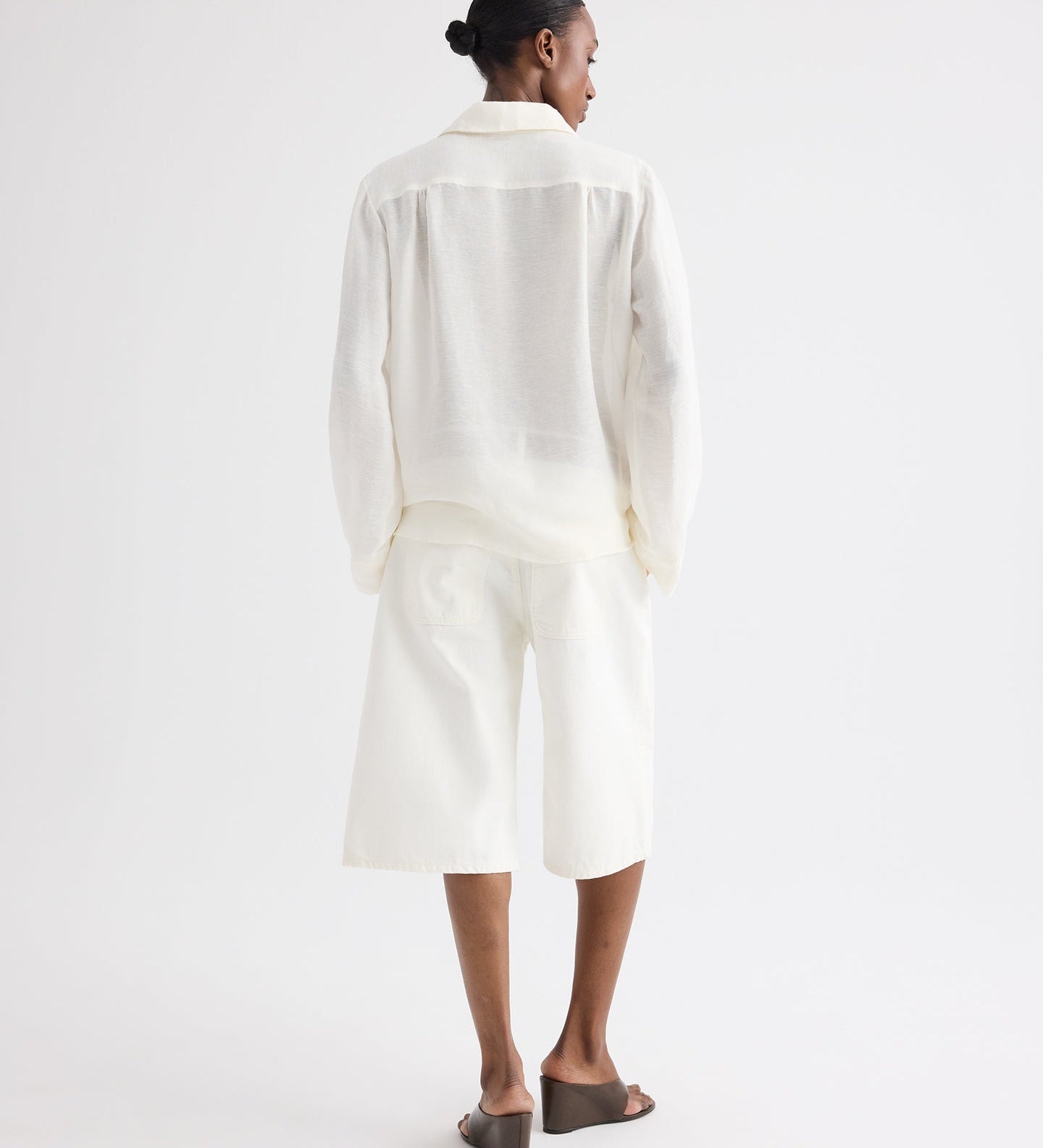 TWP - Boxy Relaxed Shorts in Denim