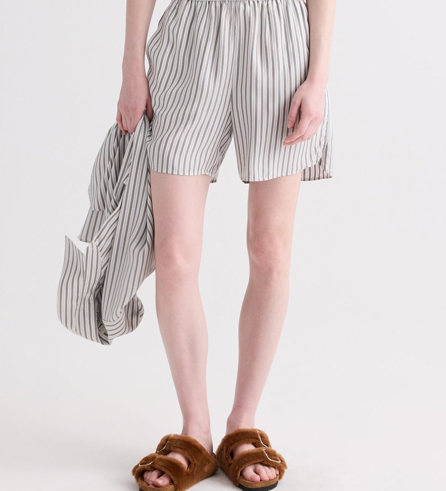 TWP - His Trunks Shorts in Evening Stripe on Silk