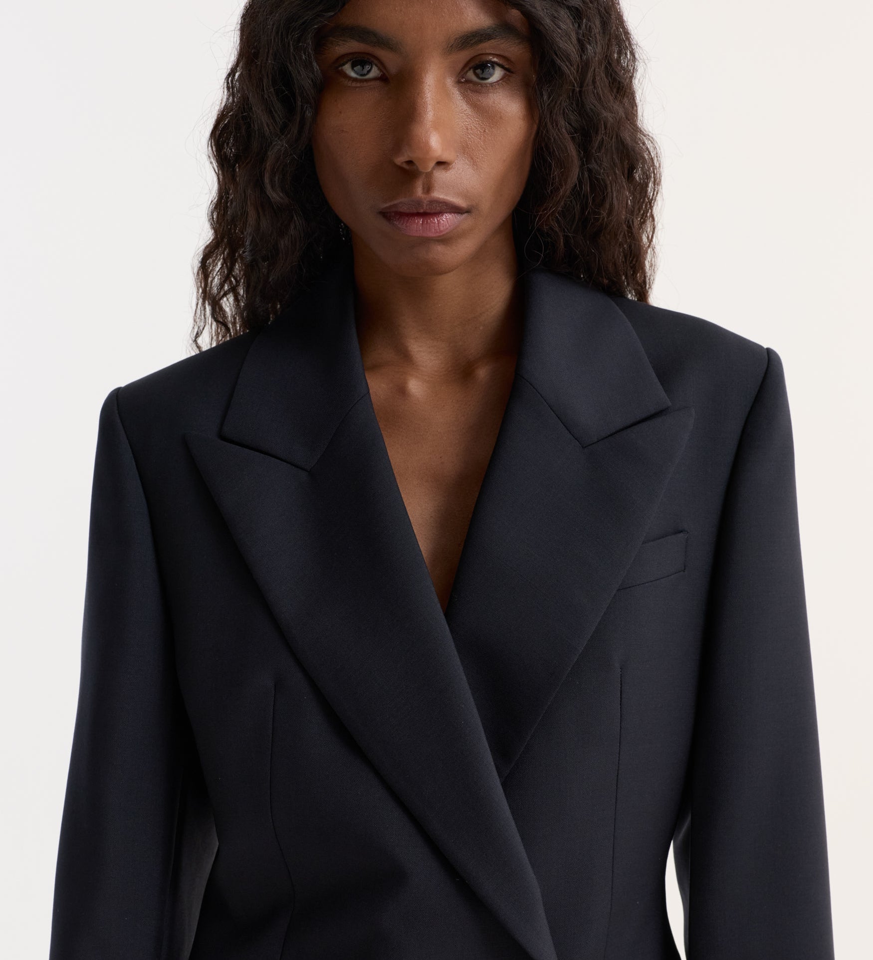 ROHE - Hourglass shaped blazer | navy