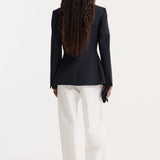 ROHE - Hourglass shaped blazer | navy