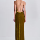 Simkhai - Reannon Draped Velvet Draped Gown