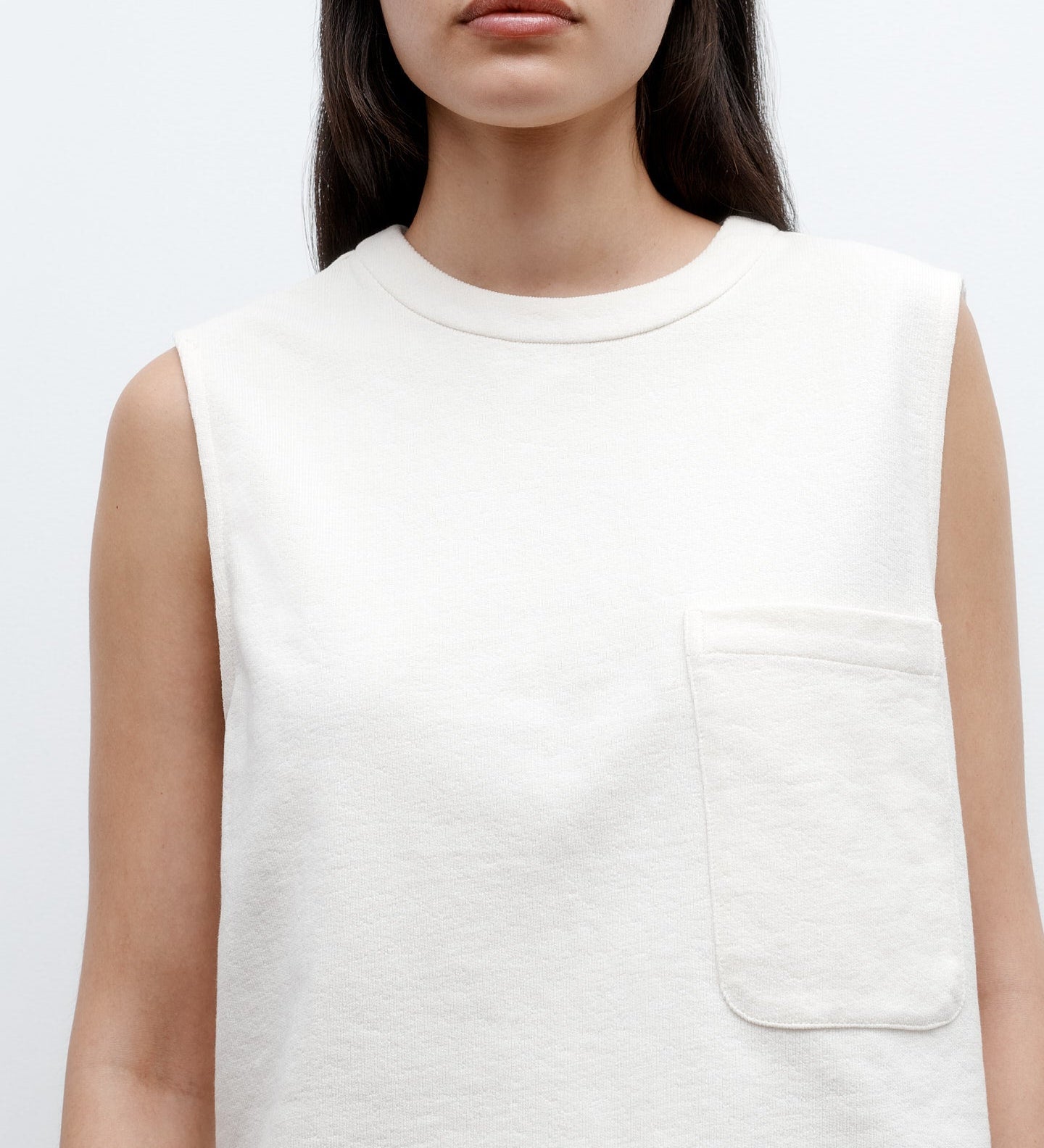 TWP - Cropped Muscle Tank in French Terry