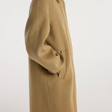ROHE - Double - faced wool padded coat | camel
