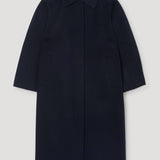 ROHE - Double - faced wool padded coat | navy