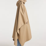 ROHE - Hooded cape trenchcoat | beige