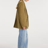 ROHE - Oversized corduroy blazer jacket | beige