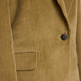 ROHE - Oversized corduroy blazer jacket | beige