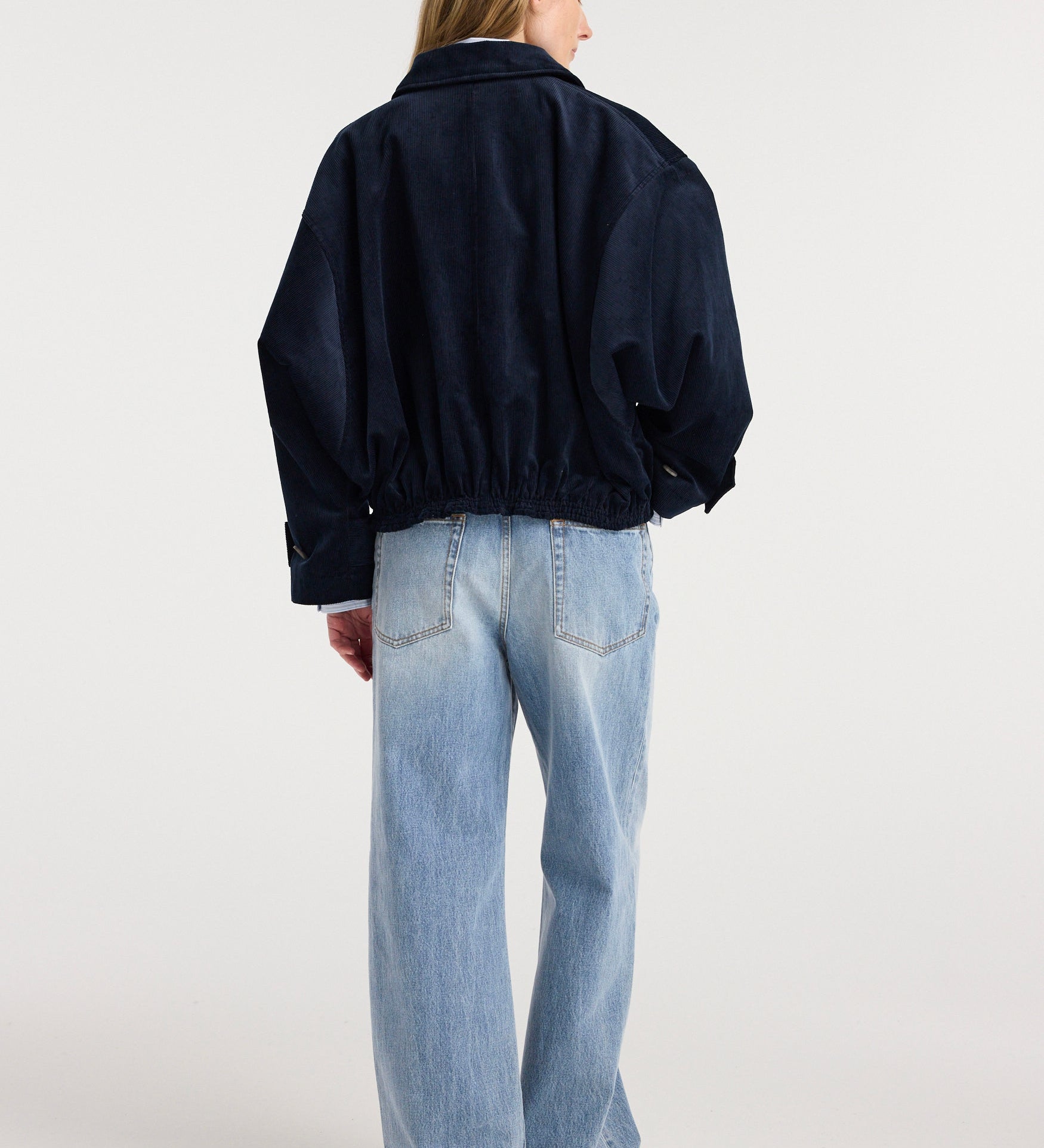 ROHE - Corduroy blouson jacket | night