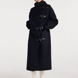 ROHE - Double - faced wool duffel coat | navy