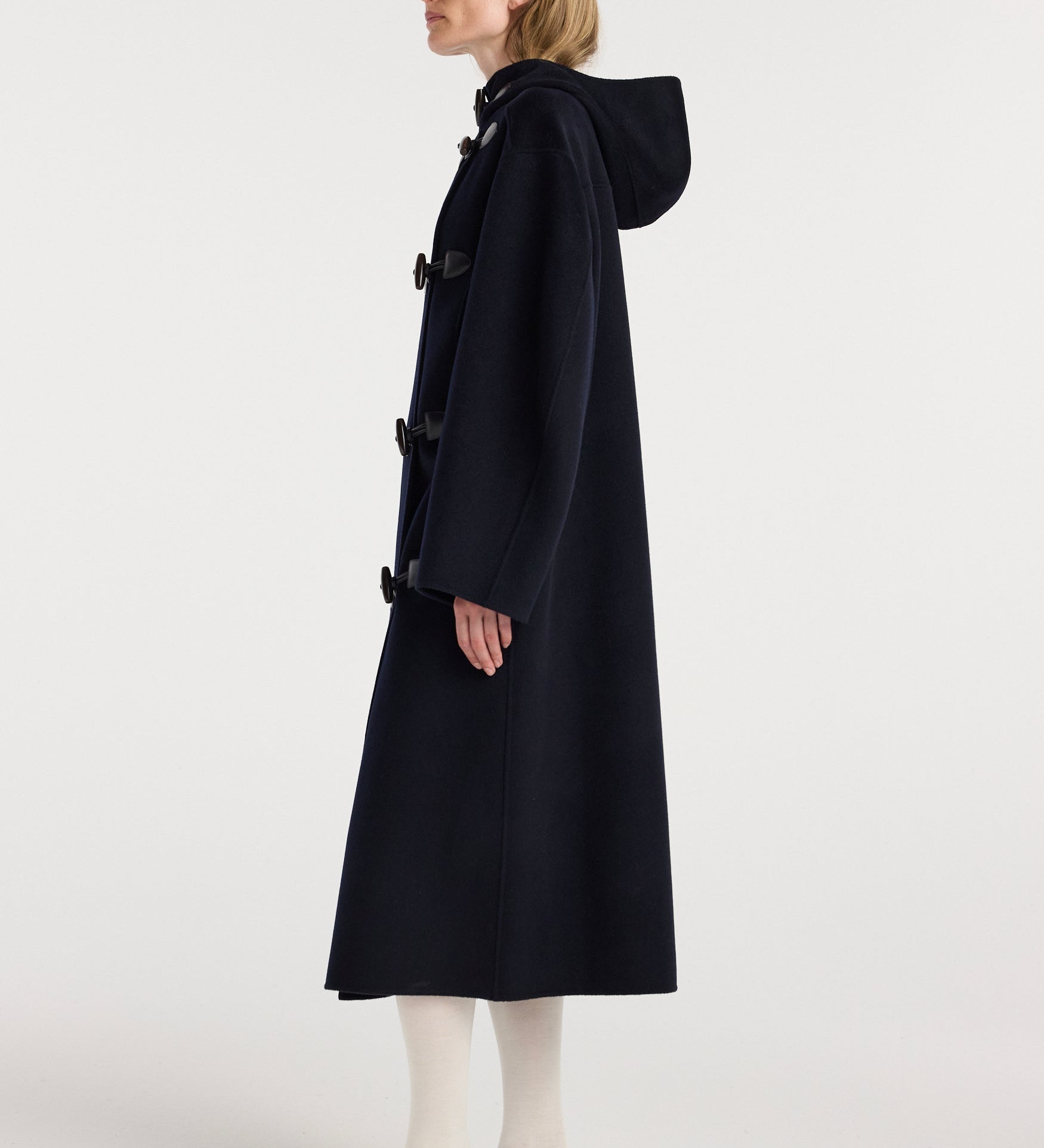 ROHE - Double - faced wool duffel coat | navy