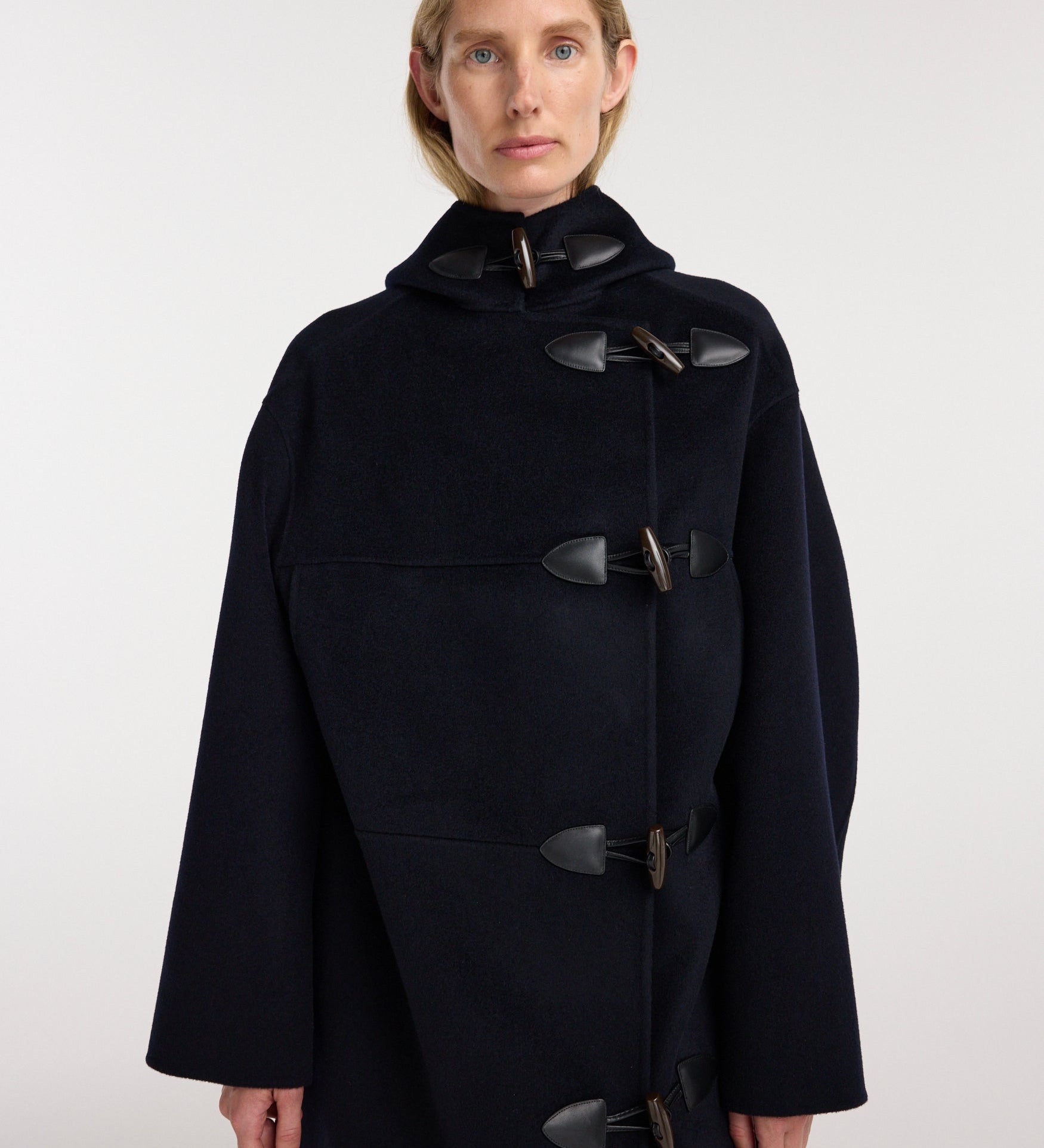 ROHE - Double - faced wool duffel coat | navy