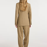 ROHE - Overlap lapel blazer | heritage stripe