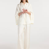 ROHE - Silk open - sleeve detailed shirt | cream