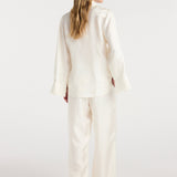 ROHE - Silk open - sleeve detailed shirt | cream