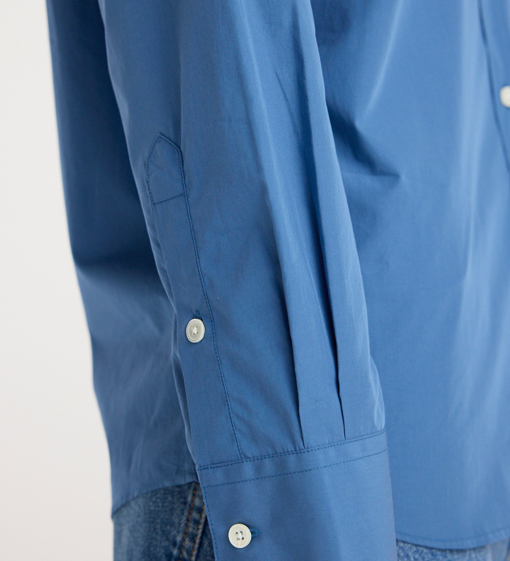 ROHE - Classic fit shirt | pacific blue