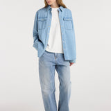 ROHE - Western denim shirt | classic blue