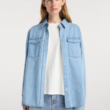 ROHE - Western denim shirt | classic blue
