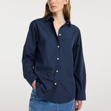 ROHE - Classic fit shirt | navy