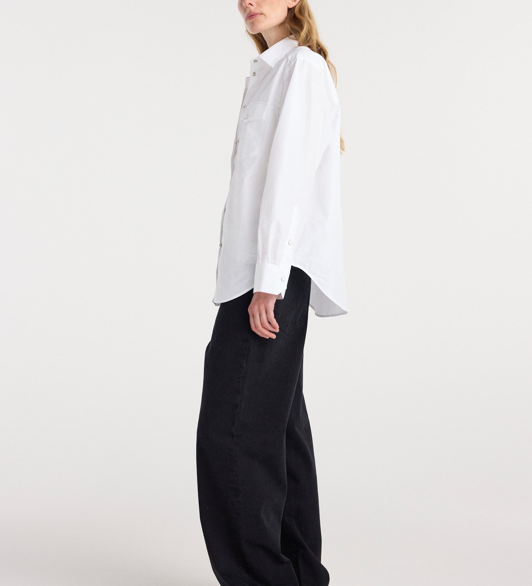 ROHE - Western shirt | optic white
