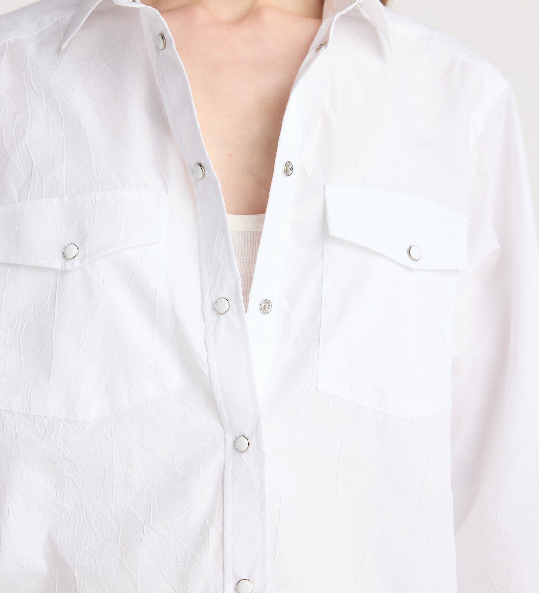 ROHE - Western shirt | optic white