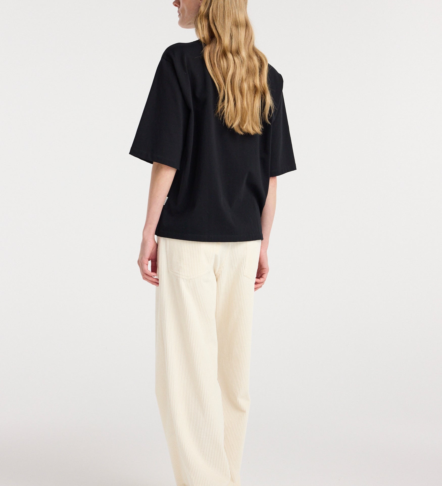 ROHE - Oversized cotton t - shirt | black