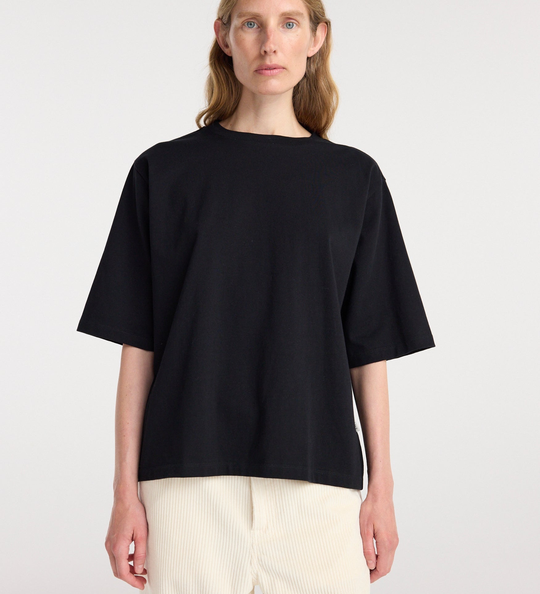 ROHE - Oversized cotton t - shirt | black