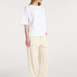 ROHE - Oversized cotton t - shirt | optic white