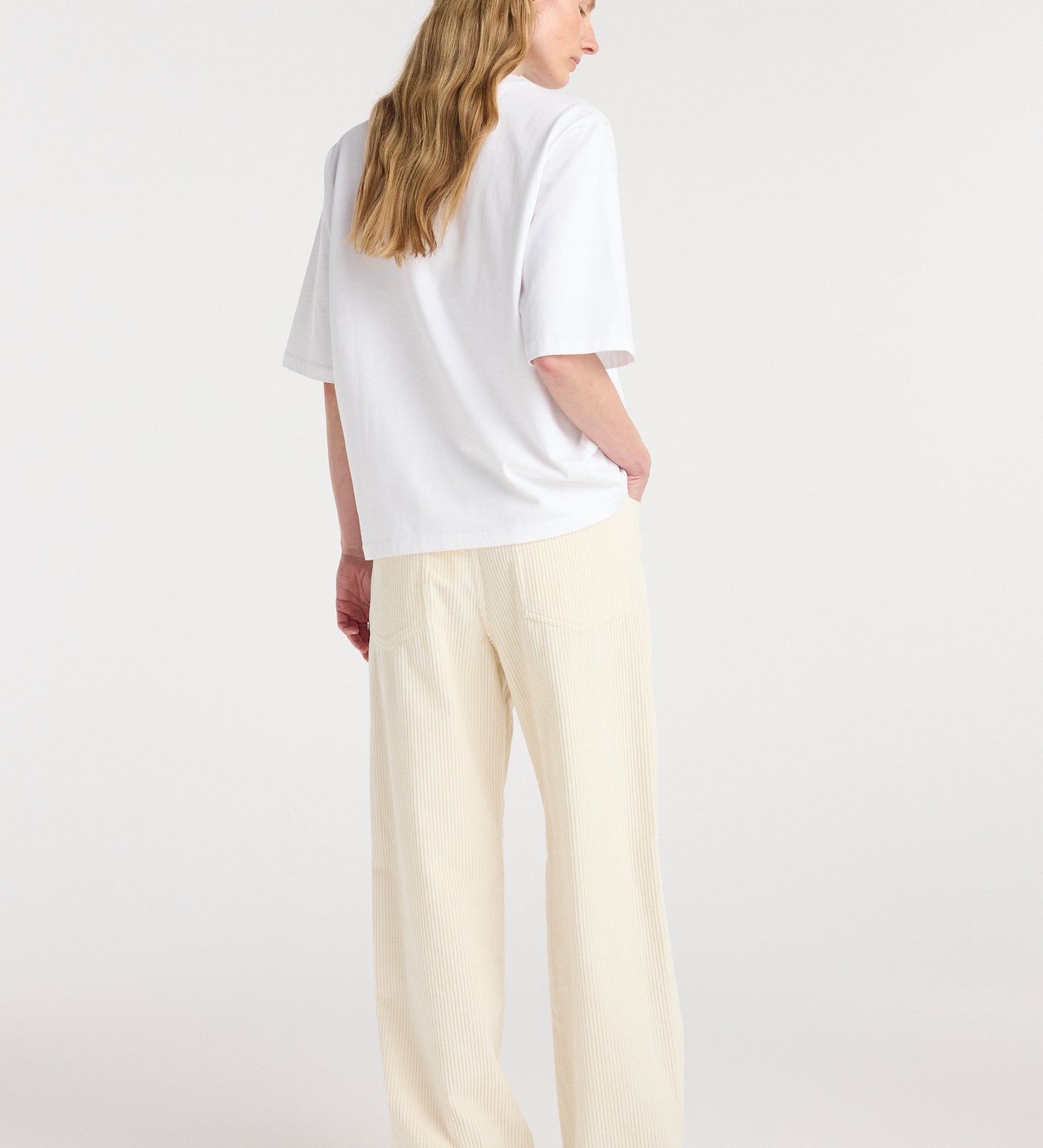 ROHE - Oversized cotton t - shirt | optic white