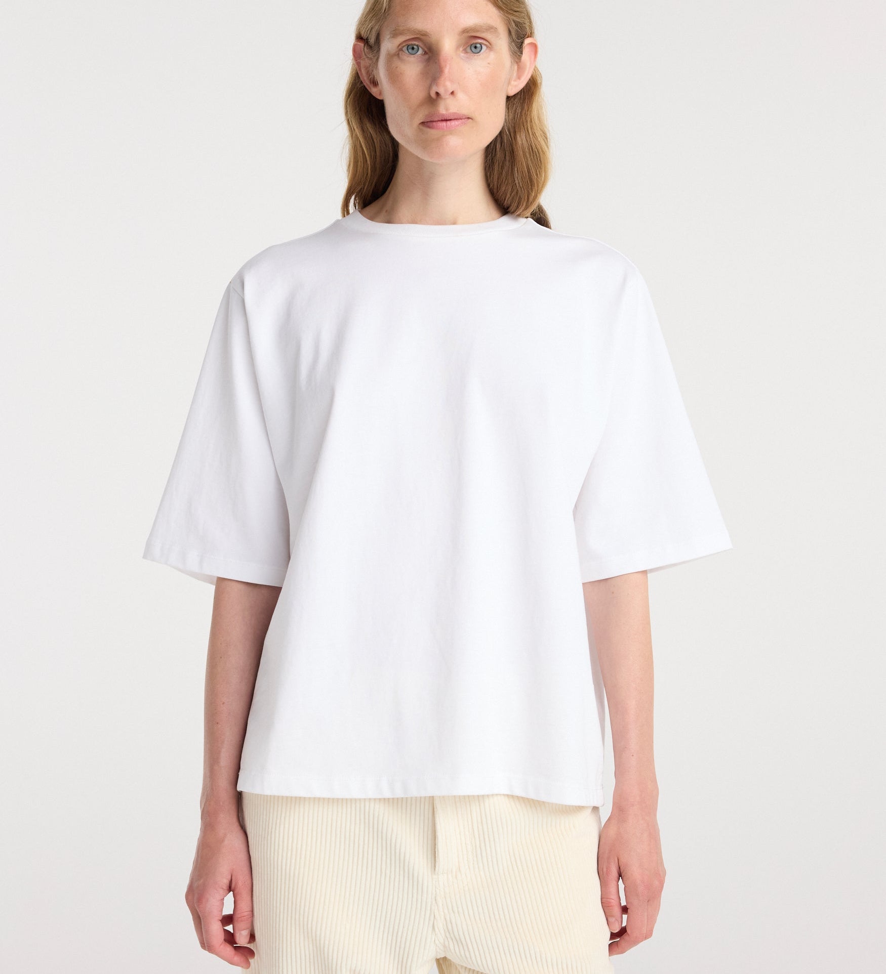 ROHE - Oversized cotton t - shirt | optic white