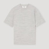 ROHE - Japanese mouliné jersey t - shirt | grey mouliné