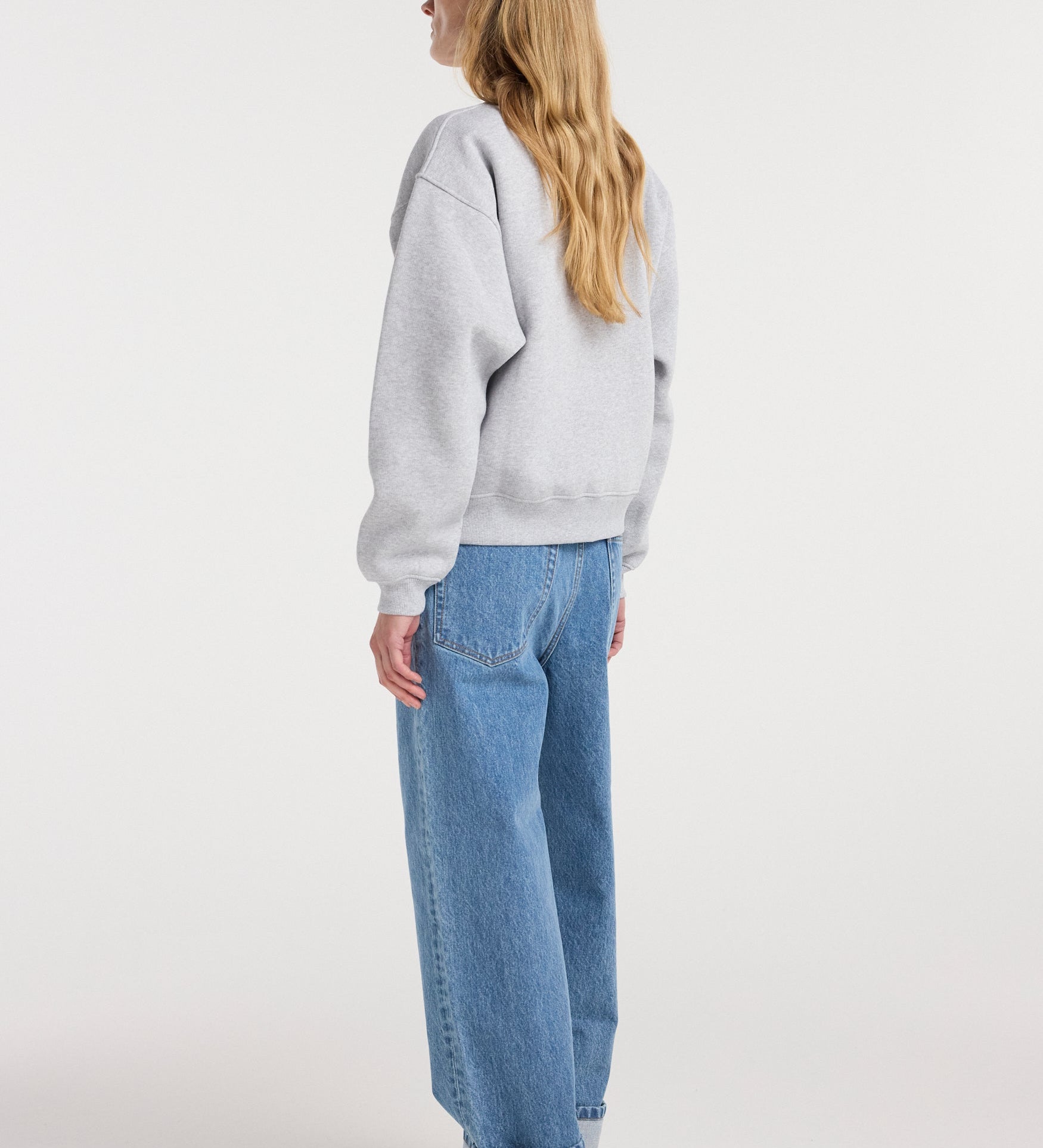 ROHE - Sweatshirt | mid grey melange