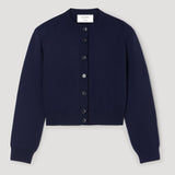 ROHE - Statement shoulder cardigan | navy