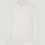 ROHE - Fine - knit wool cashmere turtleneck | off white