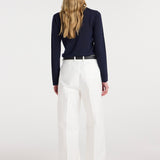 ROHE - Fine - knit wool cashmere turtleneck | navy