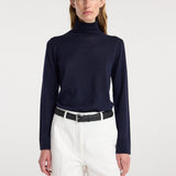 ROHE - Fine - knit wool cashmere turtleneck | navy