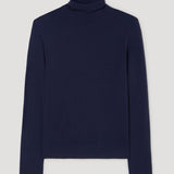 ROHE - Fine - knit wool cashmere turtleneck | navy