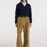 ROHE - Ted - Lower waist corduroy trousers | beige