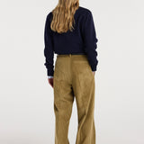 ROHE - Ted - Lower waist corduroy trousers | beige
