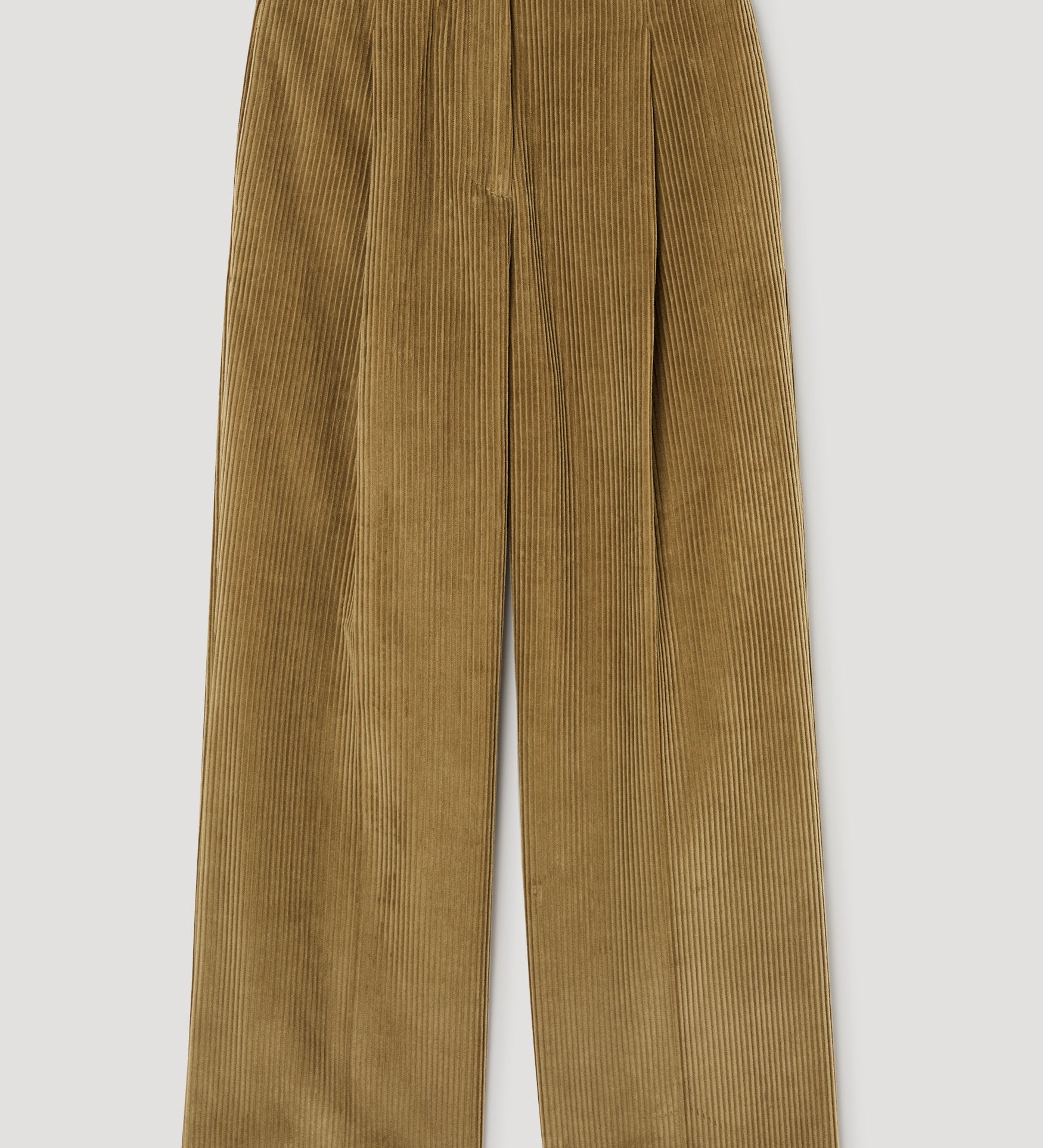 ROHE - Ted - Lower waist corduroy trousers | beige
