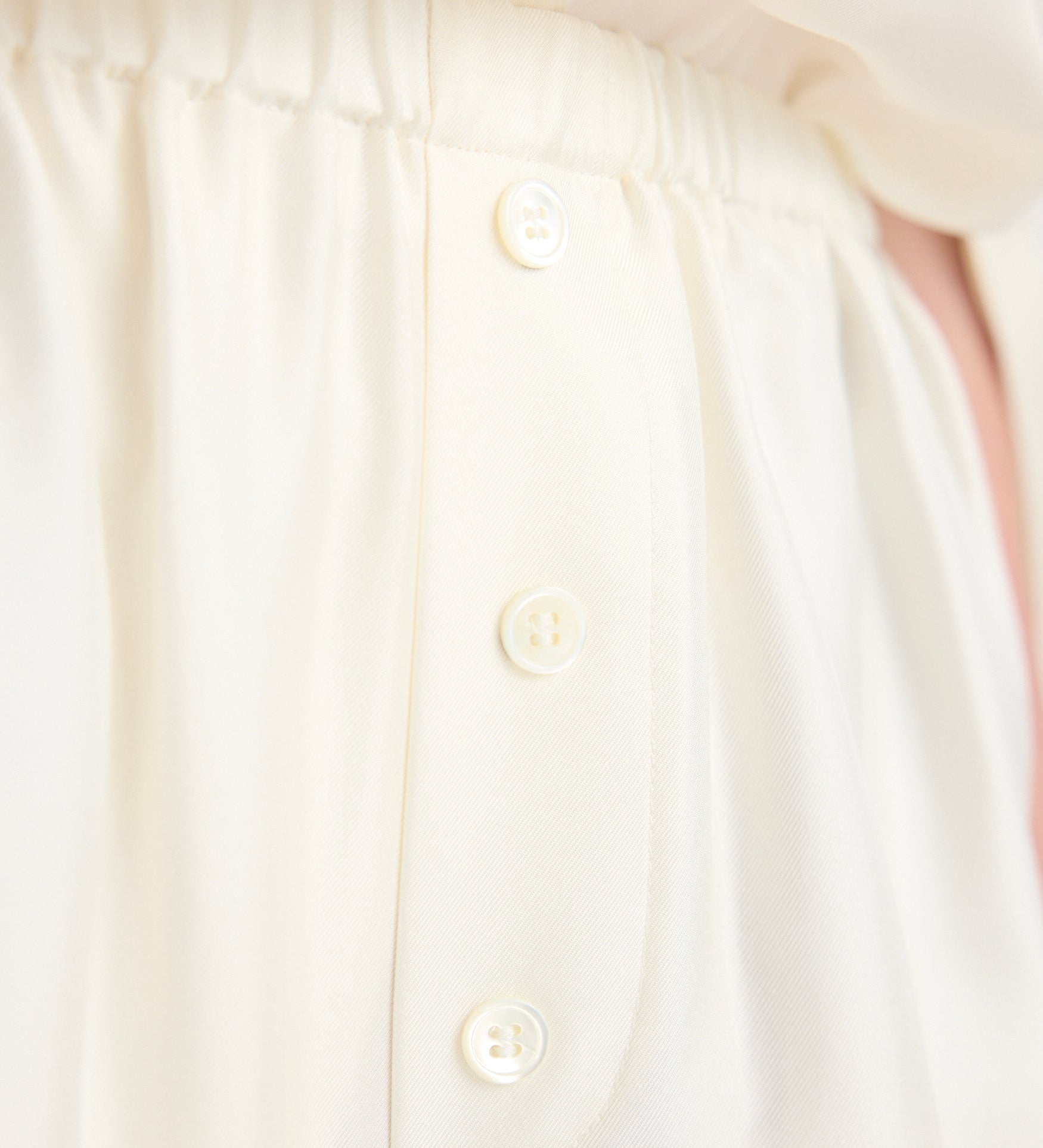ROHE - Silk relaxed trousers | cream