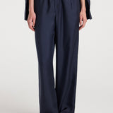 ROHE - Silk relaxed trousers | night