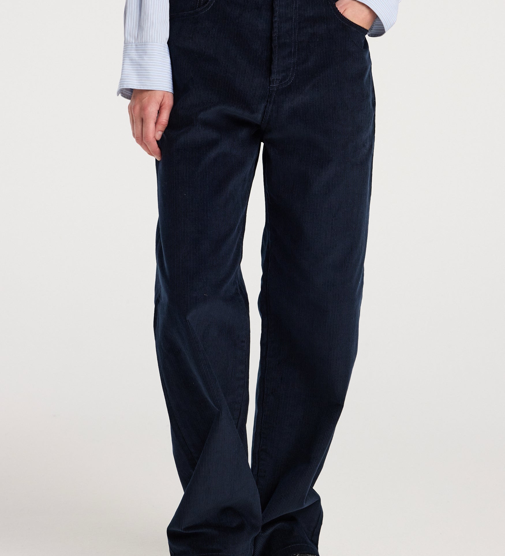 ROHE - Bruun - Signature baggy corduroy | night