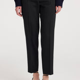ROHE - Mies - Cigarette leg tailored trousers | black