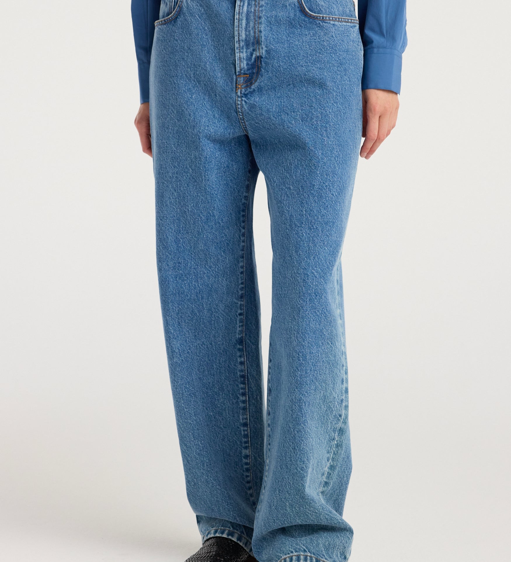 ROHE - Bruun - Signature baggy denim | heritage blue