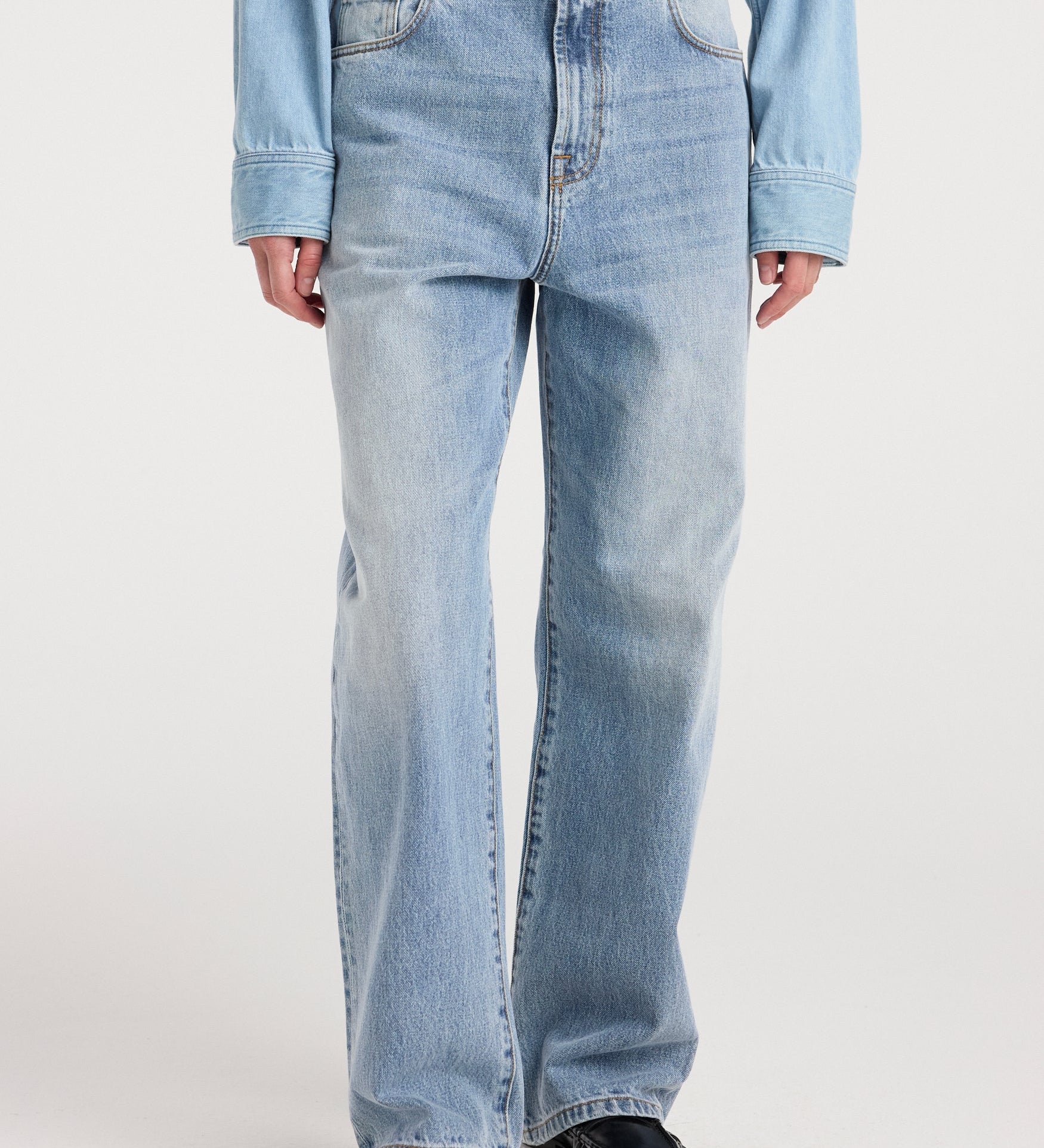 ROHE - Bruun - Signature baggy denim | classic blue