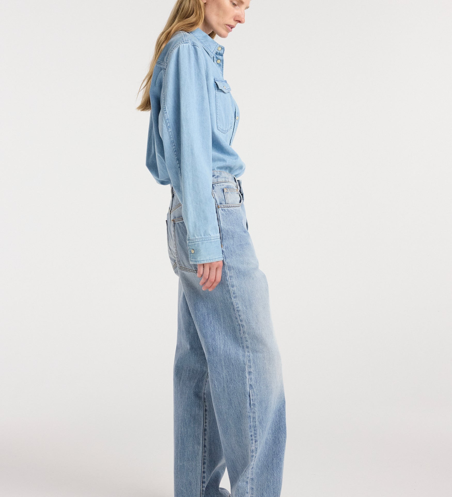 ROHE - Bruun - Signature baggy denim | classic blue